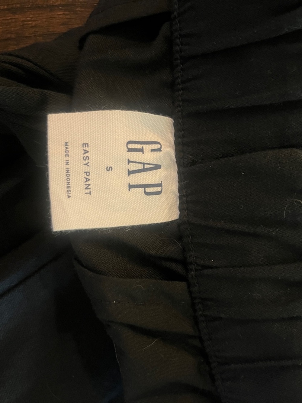 GAP Black Drawstring Easy Pants - Picture 2 of 2